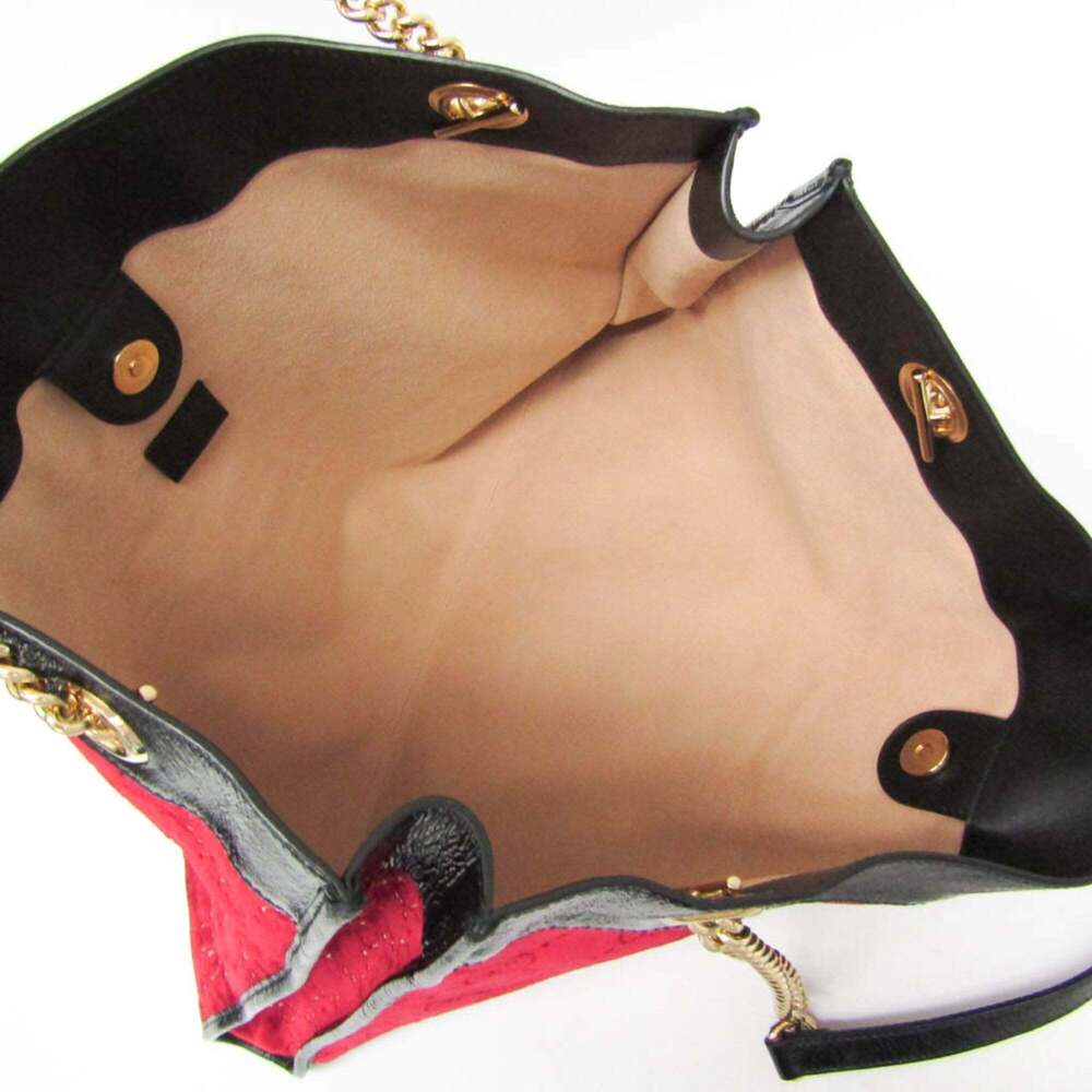 GUCCI Black Leather Shoulder Bag - Picture 4 of 13